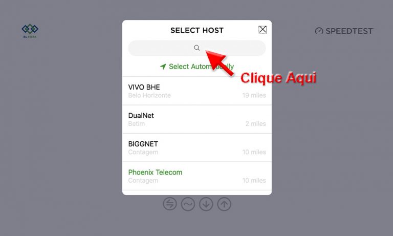 Teste de Velocidade – Click Fibra
